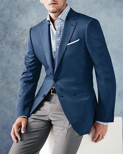 sport coat with dress pants.